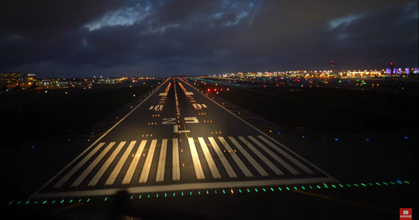 Qué significan las marcas en la pista de aterrizaje